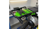 Motorcycle Rear Cargo Rack Stable Motorcycle Rear Luggage Rack Rust Resistant Luggage Carrier for Motorcyclists, Trail Riding, Commuting