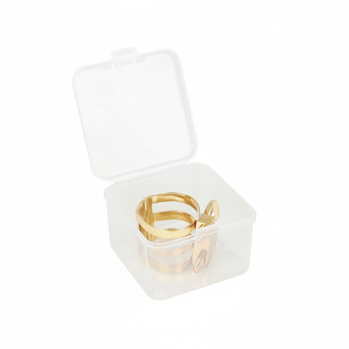 Alto Sax Instrument Mouth Component Ligature Gold-Colored Alto Saxophone Ligature Compact for Concerts