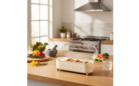 4-Compartment Seasoning Box Prevents Flavor Mixing Compartment Seasoning Box Space-Saving 4-Grid Condiment Organizer