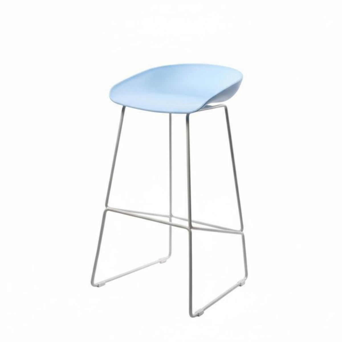 Nordic Design Saddle Seat Stool Minimalist Design Wireframe Saddle Stool Comfortable Seating Counters Tool Sturdy Frame for Cafe Owners, Homeowners, Interior Designers, Home Bar, Kitchen Island, Restaurant, Dining Room