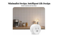US Intelligent Outlet No Hub Required Matter Intelligent Outlet Timer & Schedules Remote Control Outlet for Homeowners, Families, Bedroom, Kitchen