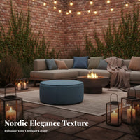 Nordic design L-Shaped Sectional Sofa Minimalist aesthetic appeal L-Shaped Sectional with Coffee Table reconfigurable Design Outdoor Furniture Weather-Resistant for Homeowners, guest accommodations Businesses, Families, Garden, Courtyard, Backyard, Porch