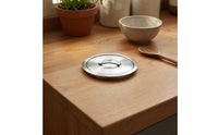 Round Pot Lid with Handle Shallow Dome Stainless Steel Lid Long-Lasting Pan Lid Replacement for Home Cooks