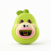 Plastic Pretend Feeding Toy Glossy Toy with Feeding Slot Handheld Play Figure Compact for Toddlers, Kids, Home, Daycare