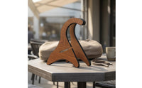 Detachable Folding Ukulele Stand Wooden Ukulele Stand Cushioned Padding Instrument Accessory Curved Support