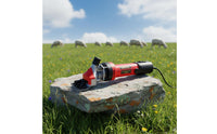 High Power Engine Electric Sheep Shears Detachable Blades Electric Wool Shears Adjustable Blade Tension Sheep Shearing Clippers Carrying Case Included for Farmers, Farm, Ranch, Petting Zoo