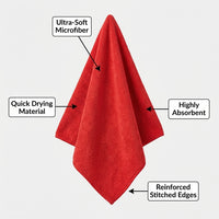 Microfiber Cleaning Cloths for Kitchen and Household, Super Absorbent Dish Drying Towel Set, Reusable for Professional Cleaners, Dishwashing