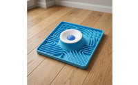 Non-Slip Slow Feeding Bowl with Maze Pattern Easy to Clean Puzzle Bowl Interactive Lick Mat Shallow Design for Young Dogs