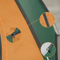 Instant-Setup Camping Tent Storage Bag Included Double-Door Tent
