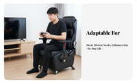 Height Adjustable Ergonomic Gaming Recliner Reclining rearrest Racing design rotate Chair seamless Rolling Casters Computer Seat Lumbar Support for video game enthusiasts, Office Workers, Students, Internet Cafe, Study, Bedroom