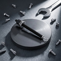 Harmonic Balancer Installation Tool with Thrust Bearing Long Reach Harmonic Balancer Installation Tool with Adapters Solid Steel for Mechanics