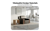 Modern Chinese Design Sofa and Armchair Ensemble Minimalist Aesthetic Office Furniture Professional Look Commercial Seating Long-Lasting Comfort for Business Owners, Interior Designers, Reception Area, Meeting Room, Lounge, Breakroom