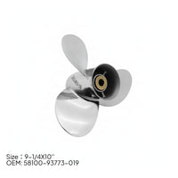 Outboards Boat Propeller Resistant Stainless Steel Propeller Polished for Boats
