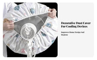 Electric Fan Cover Dustproof Washable Fan Protector Thickened Material for Families with Children, Homeowners, Bedroom, Living Room, Nursery