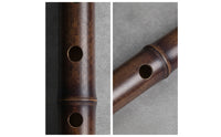 One-Piece Chinese Bamboo Flute Cylindrical Bamboo Flute Beginner Dizi Easy to Play for Beginners, Students, Practice, Performance