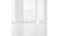 Escape-Proof Reptile Enclosure with Feeding Hatch Clear Reptile Enclosure Transparent Acrylic Terrarium Well-Ventilated for Hobbyists, Home Office