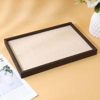 Jewelry Display Tray Rectangular Jewelry Display Tray Low-Profile for Vanity, Dresser, Retail Counter