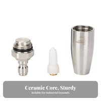 Rust Removing 360 Degree Rotary Nozzle Resistant High Pressure Washer Nozzle Heavy Duty for DIY Enthusiasts, Industrial Cleaning