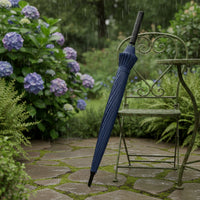 Large 16 Rib Umbrella Waterproof Umbrella with 16 Ribs Windproof Long-Lasting for Travel