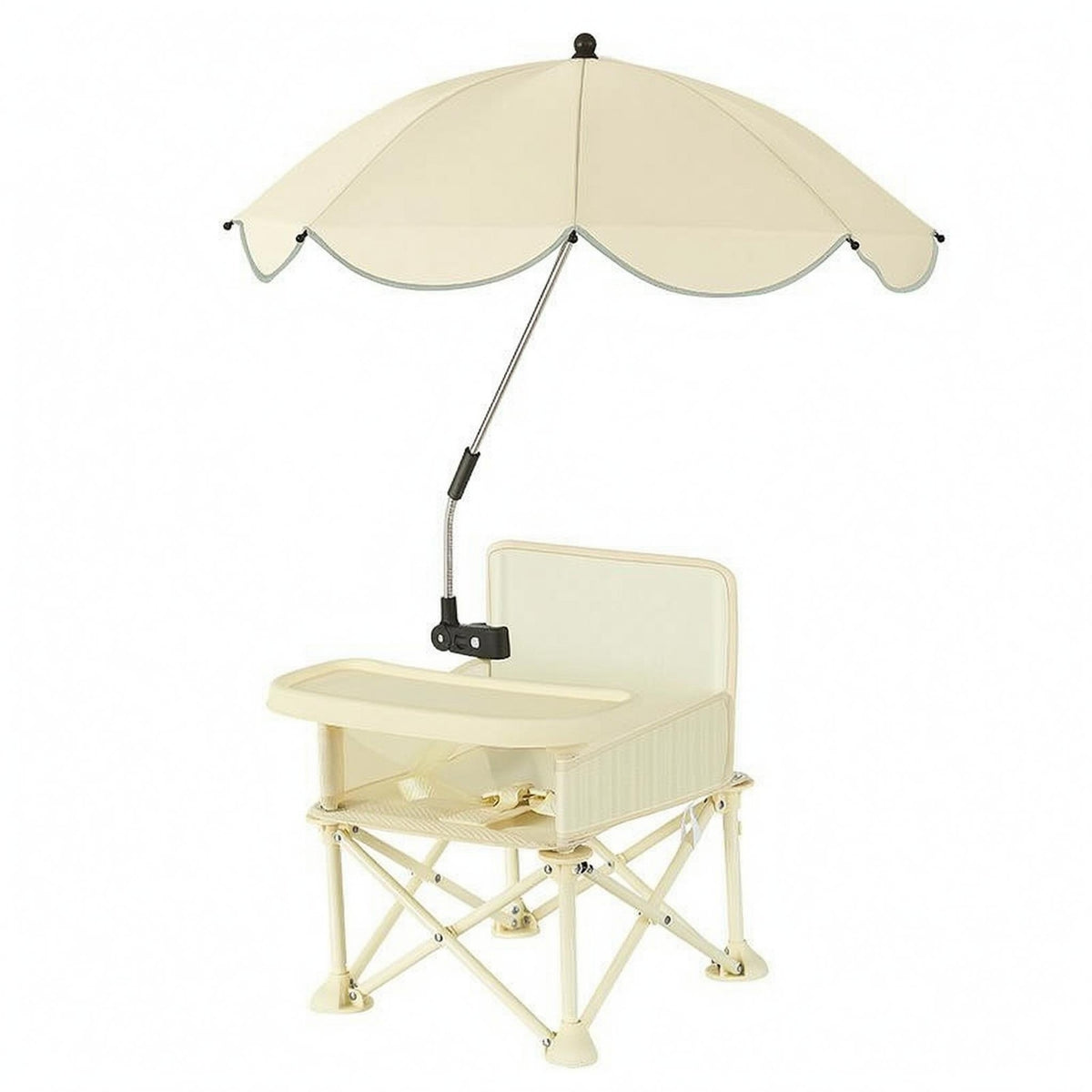 Portable Folding High Chair Adjustable Pole Travel Infant Seat Child Seating for Children, Outdoor
