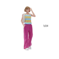 Female Figure Dopamine Girl Style Painted Diorama Figure High Detailed Resin Woman Figurine for Display Cases