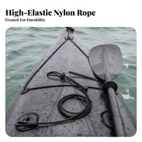 Anti-Lost Kayak Paddle Leash Elastic Cord Coiled Paddle Leash Stretchable Watersport Accessory Adjustable Length for Paddleboarders, Boatists, Kayaking, Fishing, Paddleboarding, Boating