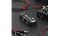 Compact Loop Box Pedal Metal Guitar Loop Box Mini Line Selector Low-Height for Live Stage