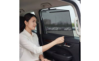 Auto-Retractable Windshield Space-Saving Retractable Car Glare-Reducing Car Window Shade with Metal Frame for Drivers, Commuters