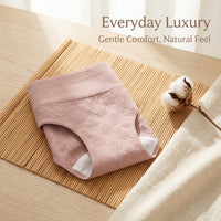 Underwear Women High Cut Knickers Multipack with Gusset for Hygiene, Jacquard Weave Pants for Everyday Wear, Breathable