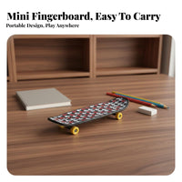 Finger Skateboard Novelty Gift Fingertip Skateboard Toy Portable Fingerboard for Teenagers, Collectors, Gifting, Skill Training Party Favors