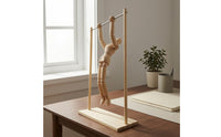 Hanging Figure Ornament Desktop Wooden Articulated Figure Wood Jointed Artist Doll