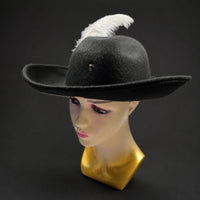 Flannel Pirate Hat Lace Trim Headwear Soft