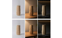 Ceramic Vase Tall Flower Holder Faceted for Hotel Lobby, Interior Designers