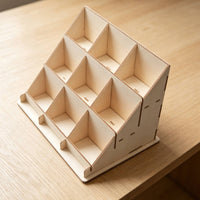 Step Shelf Organizer Versatile Use Wooden Display Rack Easy Assembly Desktop Book Stand Students
