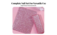 Comfortable Support Manicure Hand Rest Pillow Easy to Clean Glitter Hand Rest Set Waterproof for Manicurists, Beauty Professionals, Home