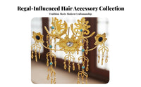 Chinese Regal Avian Hair Crown Dangling Tassels Traditional Chinese Attire Hair Accessory Tang Period Design Hairpiece Gilded