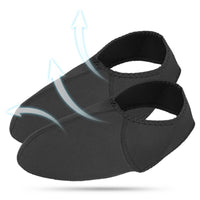 Dust Resistant Low Cut Fin Socks Silicone Grip Wave Fin Socks Blister Protection Swim Gear for Swimming
