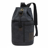 Large Capacity Canvas Backpack Reinforced Stitching Vintage Canvas Rucksack Adjustable Shoulder Straps Vintage Travel Rucksack Casual Design for Men, Travelers, Students, Outdoor, Camping, School