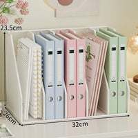 Multifunctional Office Desktop File Organizer Rack, 5-Tier Storage Shelf