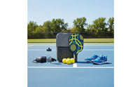 Lightweight Design Pickleball Set 2 Paddles 4 Balls Anti-Slip Grip Fiberglass Pickleball Racket Kit Portable Sports Equipment for Beginners