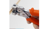 Hemming Plier with Return Ergonomic Straight-Jaw Forming Pliers Portable Hand Seamer for Home Handypersons