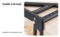 High Precision Woodworking Triangle Ruler Multifunctional Aluminum Alloy Speed Square Long-Lasting for Engineers, DIY Enthusiasts