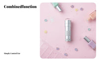 Handheld Nail Curing Press 2-in-1 Design Cordless Crystal Nail Light Portable Maniset Appliance for Manicurists, DIY Hobbyists, Home Use, Mobile