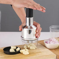Stainless Steel Multi-Function Garlic Press and Chopper