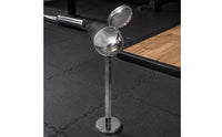 Stainless Steel Stand Outdoor Training Adjustable Chalk Dispenser Excellent Grip for Weightlifters, Lifters