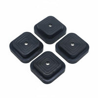 4 Pieces Air Conditioner Anti-Vibration Pad Outdoor Unit Rubber Feet Non Slip Anti-Vibration Rubber Pads