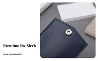 PU Leather Pen Pouch Versatile Pocket Protector Compact Pen Slip Case for Students, Professionals, School, Office