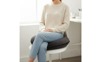 Viscoelastic Foam Seat Pad Breathable Textile Coccyx Pad Viscoelastic Foam Circular Pillow Removable Cover Chair Pad