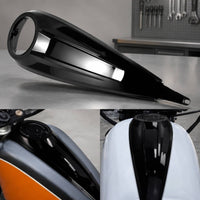 Lightweight Fuel Tank Trim Panel Sleek Motorcycle Tank Console Trim Long-Lasting Low-Height for Garage Builds