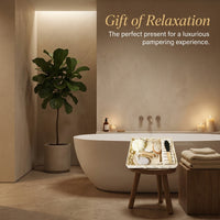 Bath Accessories Set for Adults, 9 Piece Kit with Sponge Ball, Exfoliating Collection for Daily and Gift Giving